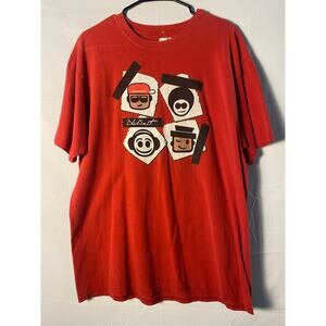 Black Smith 2010s Logo Graphic Red T-Shirt Men's Size XL Crewneck